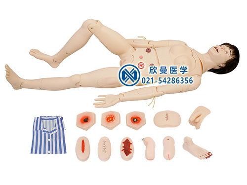 XM-HL2高級全功能護(hù)理訓(xùn)練模擬人,全功能護(hù)理人模型