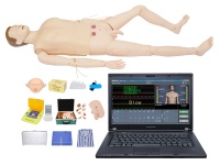 高級綜合急救護(hù)理訓(xùn)練模擬人(AED、CPR、護(hù)理、創(chuàng)傷四合一/無線版)